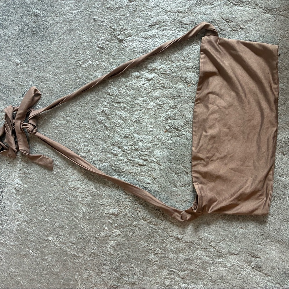Tan Bandeau Top